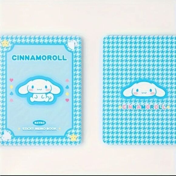 3 for $26 - Hello Kitty's Cinnamoroll Memo Book- Set of Sticky Notes - Picture 1 of 6